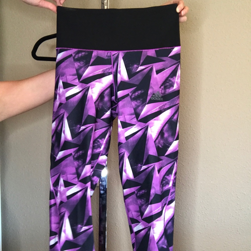 Adidas Workout Cropped Pant Amethyst